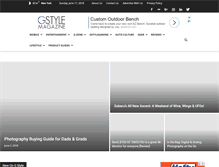Tablet Screenshot of gstylemag.com